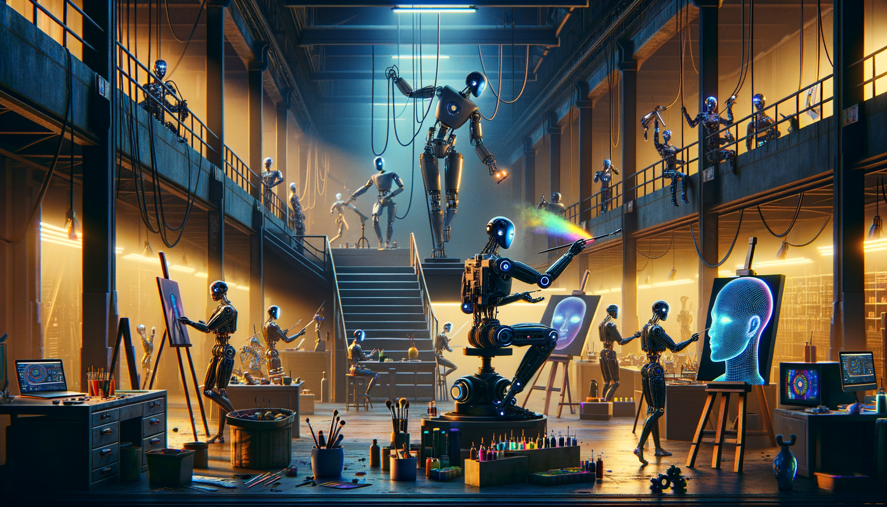 The Future Role of AI in Art and Creative Industries